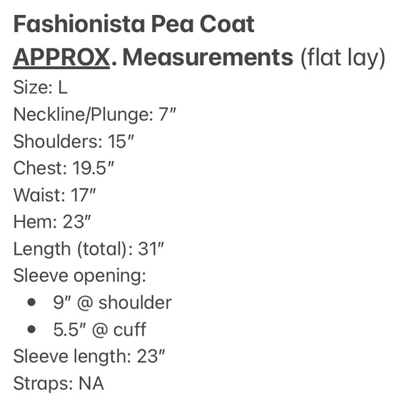 Fashionista Pea Coat - Picture 13 of 13